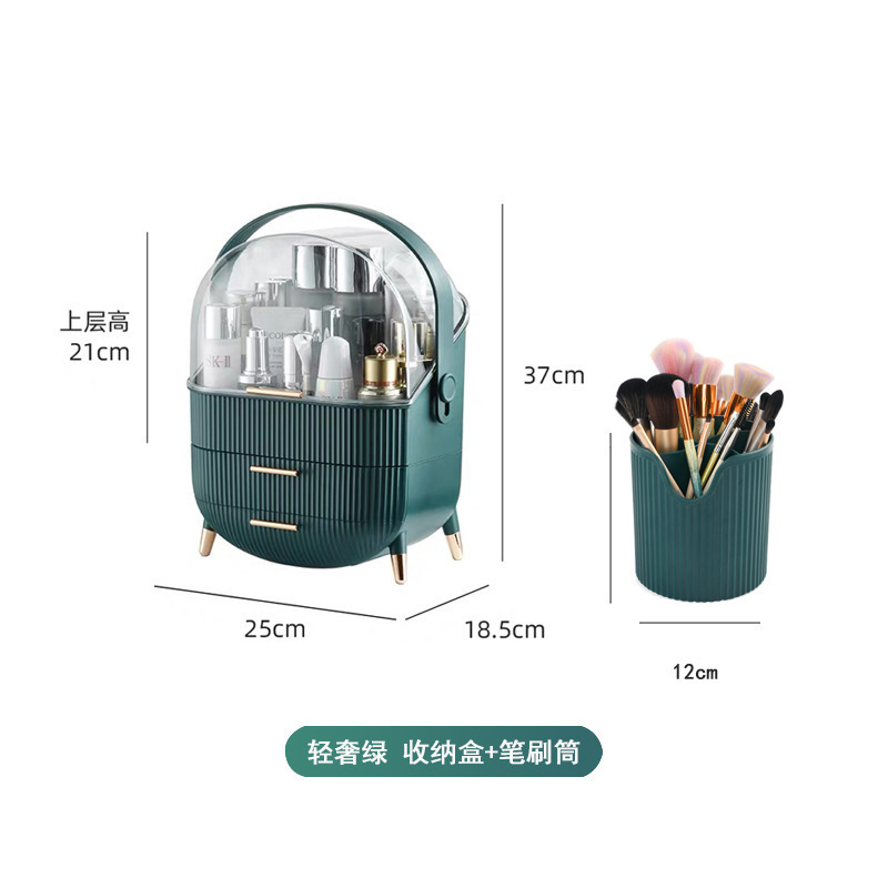 Traje de rayas verde