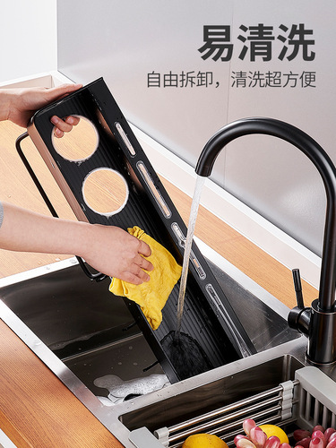 Dish rack wall-mounted household water tray kitchen storage small single-layer drain chopstick plate dish rack