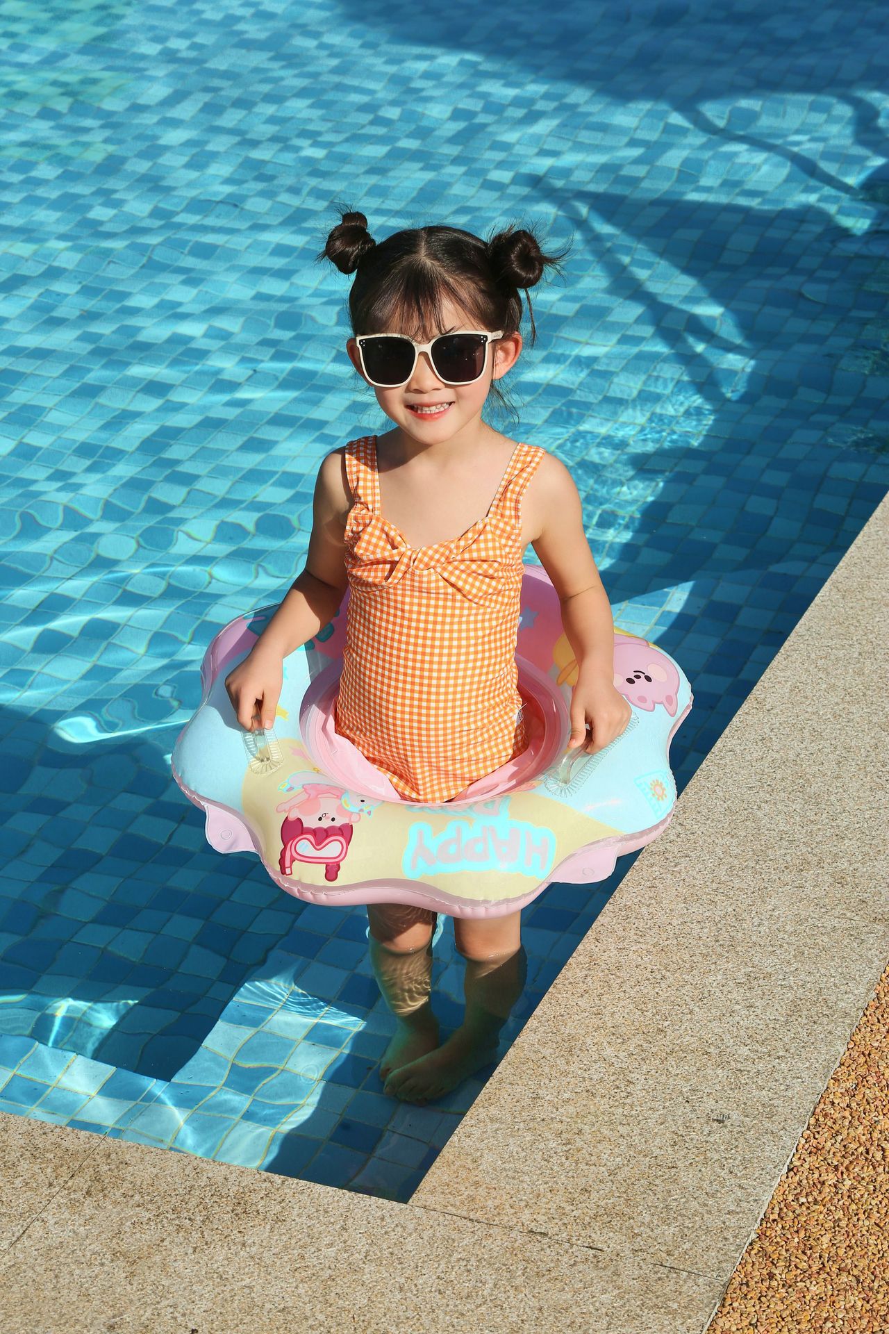 Cute Beach Heart Shape Bow Knot PVC Swim Ring Swimming Accessories 1 Piece display picture 15