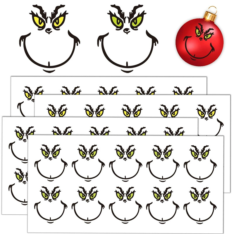 Забавные декоративные наклейки с милыми мультяшными лицами для домашнего творчества, DIY, веселые наклейки, товары для детского дня рождения