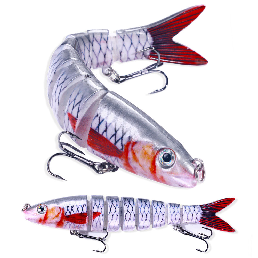 Nuevo Luya cebo multi-Sección de pescado 16 colores 13cm 18g biónico multi-Sección de cebo duro Comercio exterior Luya pesca cebo falso