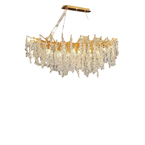 French light luxury designer villa living room bedroom pendant light aluminum creative warm restaurant light grape vine shaped pendant light