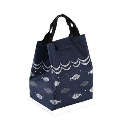 Bolsa de almuerzo de tela Oxford – Estilo coreano, engrosada, impermeable, térmica, para estudiantes y oficina