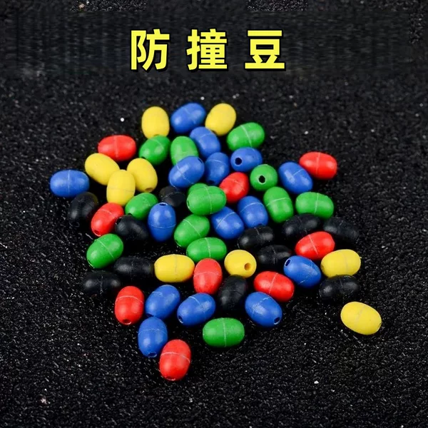 Colorful Anti-Collision Beads, Apo Floating Beads, Anti-Tangle Beads, Silicone Rubber Buffer Beads, Fishing Accessories