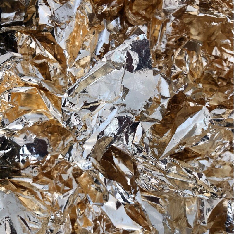 Broken Gold Foil Simulated Gold Foil Fragments for Manicure, Handicrafts, Gold Foil Craft Fragments Manufacturer Supply