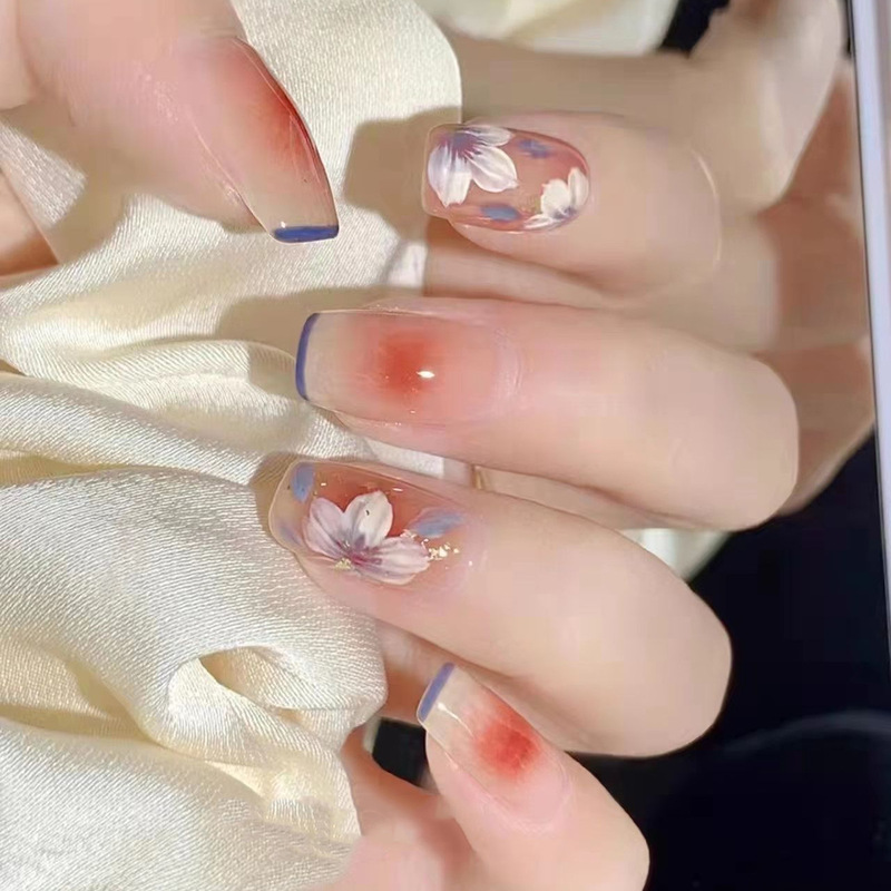 Wearable Nail Patch Sweet Girl Pure Blush Fake Nail Patch Ultra-thin Traceless Removable Fingernail Patch Wearable Nail Patch Sweet Girl Pure Blush Fake Nail Patch Ultra-thin Traceless Removable Fingernail Patch