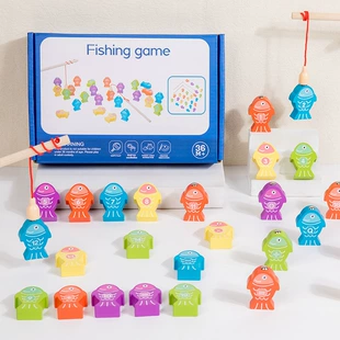 Магнитная рыбалка для изучения цветов развивающая игрушка