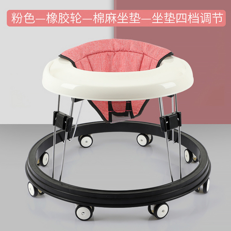 아마가루 + 발 패드 / 원클릭 폴딩 / 저소음 범용 휠 - 4단 / 시트 쿠션 조절 [본체 조절 불가] 최대 38cm