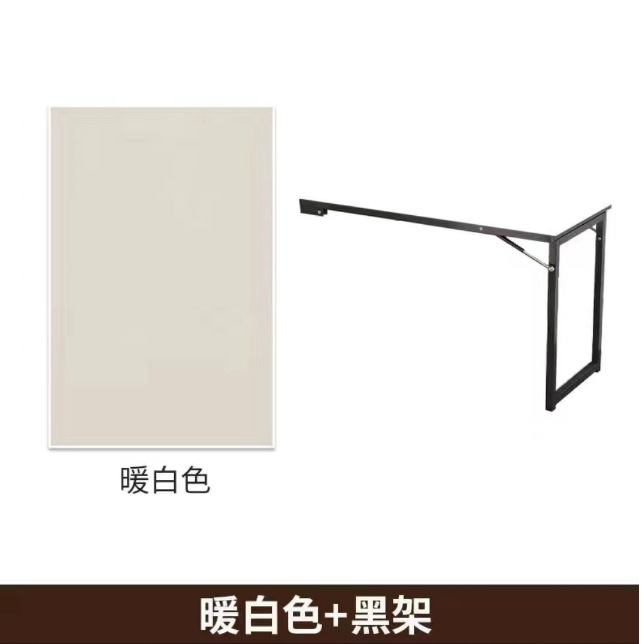 Madera sólida plegable pared simple mesa de bar contra la pared mesa plegable mesa de comedor colgada pared mesa de computadora pequeña mesa