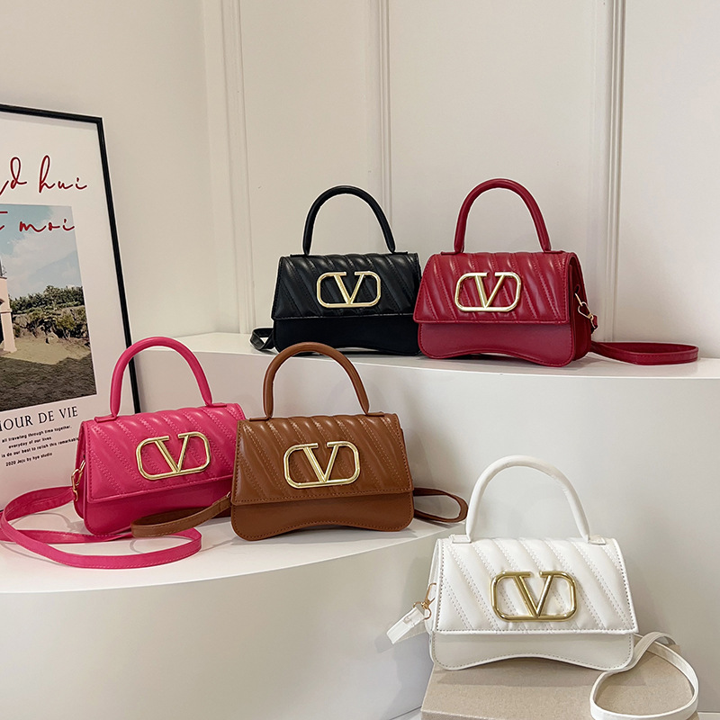 Bolso retro para axilas para mujer 2024 nuevo bolso de hombro de moda con hilo de bordar a la hendidura Bolso cuadrado pequeño de moda Bolso de axila con textura