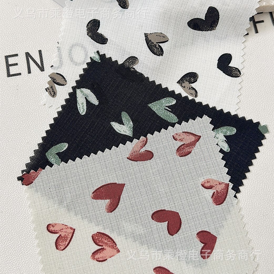 春夏薄款壹品麻印花面料连衣裙衬衫裙子裤子童装DIY发饰布料