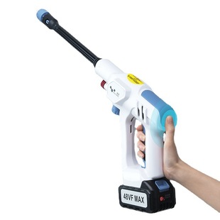 High-power wireless lithium battery car washing machine 003 car household high-pressure water gun portable water pump watering car washing pump