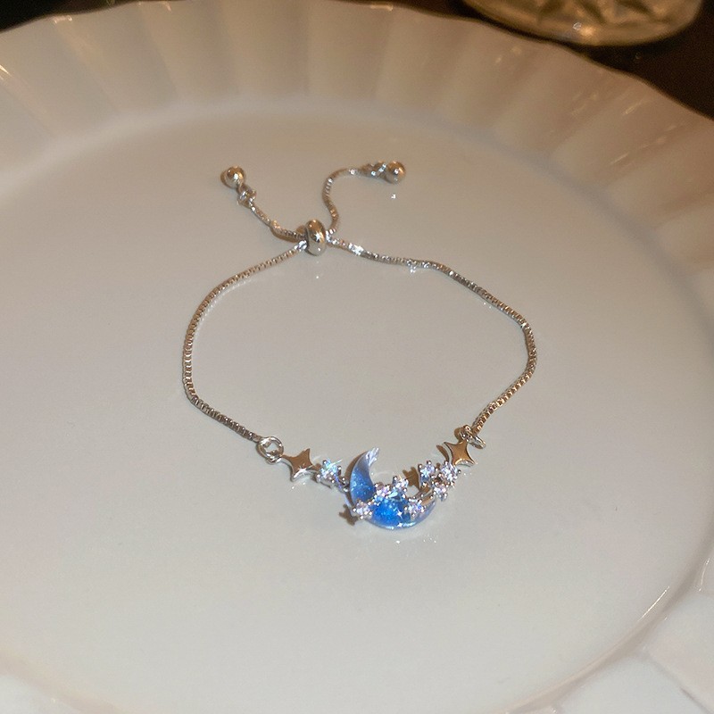 Simple color circón pull-out pulsera de moda elegante todo partido pulsera luz lujo alto sentido pulsera para las mujeres al por mayor