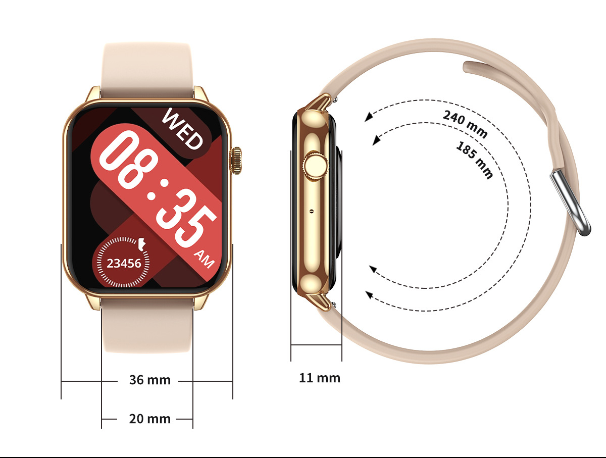 Smartwatch With Bluetooth Calling Nfc And Health Fitness Tracking_voghion.com
