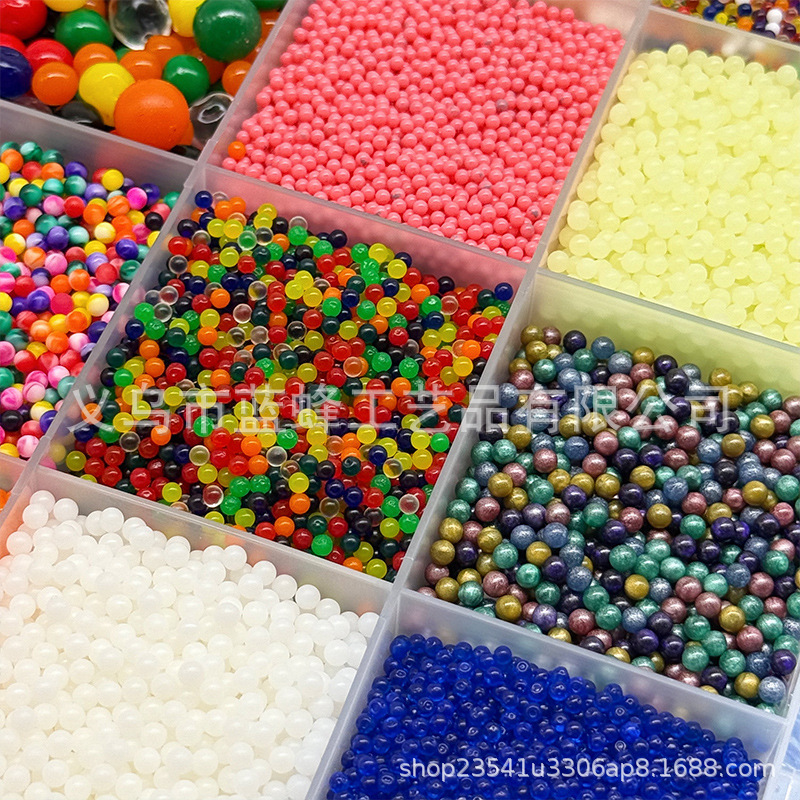 10g Water Baby Bagged Large Beads Luminous Beads Dragon Beads Rich Beads Sponge Baby Pattern 7-8mm Water Elf