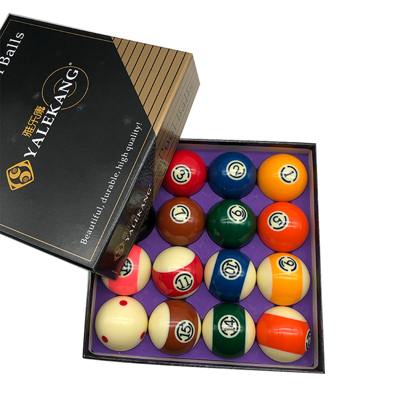 8A negro King Kong billar chino negro ocho nueve bola de billar americano conjunto 16 color bola billar