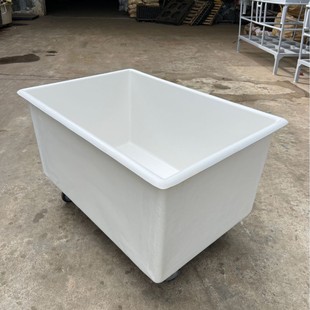 Ready Stock Supply of Multi-Specification Fiberglass Smooth Turnover Boxes/Movable Fiberglass Turnover Boxes with Wheels