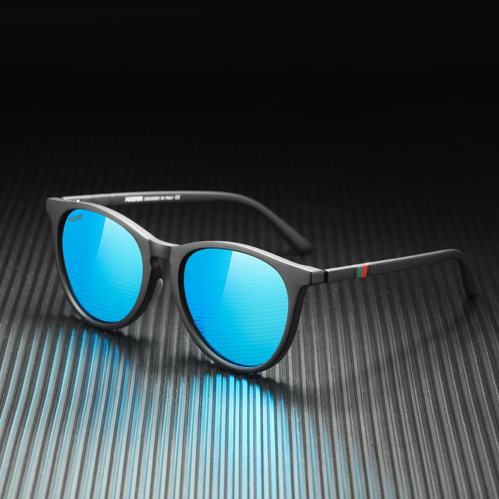 Casual Solid Color Tac Round Frame Full Frame Sports Sunglasses display picture 12