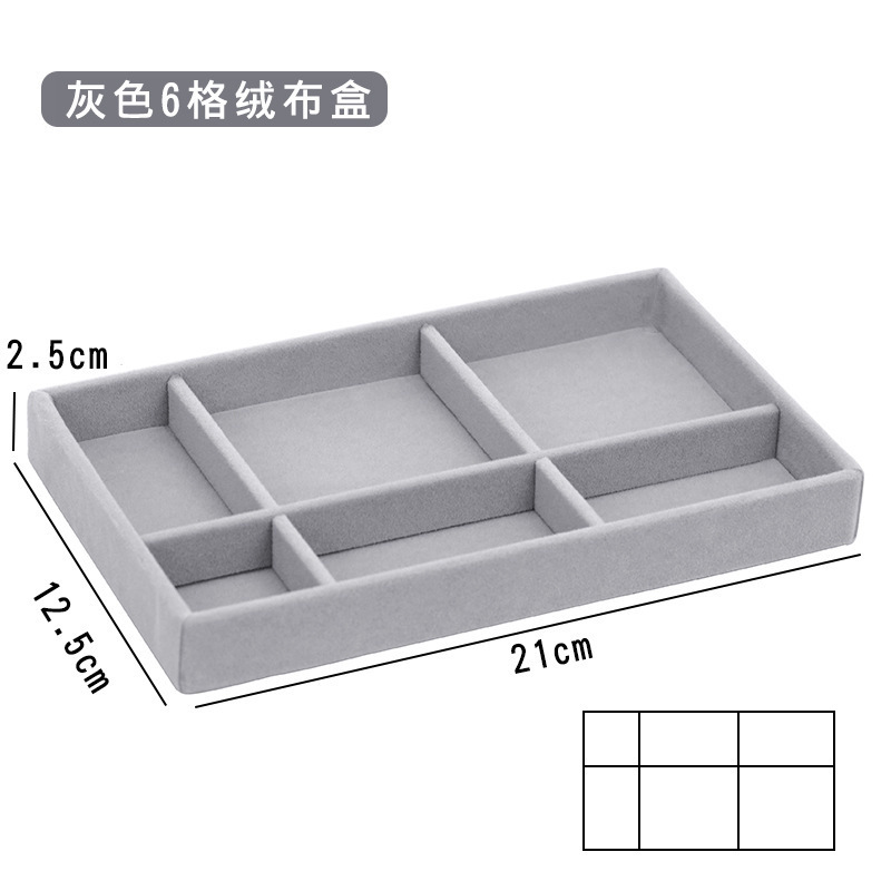 Muestra de joyería negra de alta calidad de tela de vello para ver paletas de joyería caja de almacenamiento collar de joyería anillo bandeja de visualización image 32