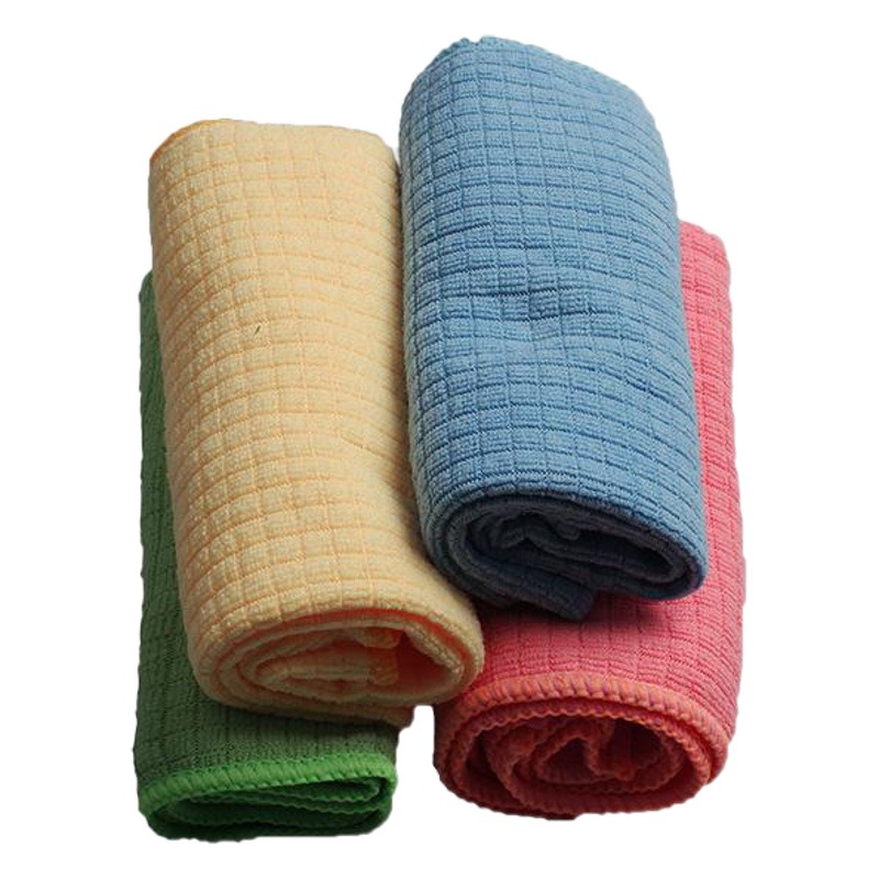 多機能小格子吸水布、百潔布、キッチン用ふきん、洗浄布、食器洗い布、繰り返し使える