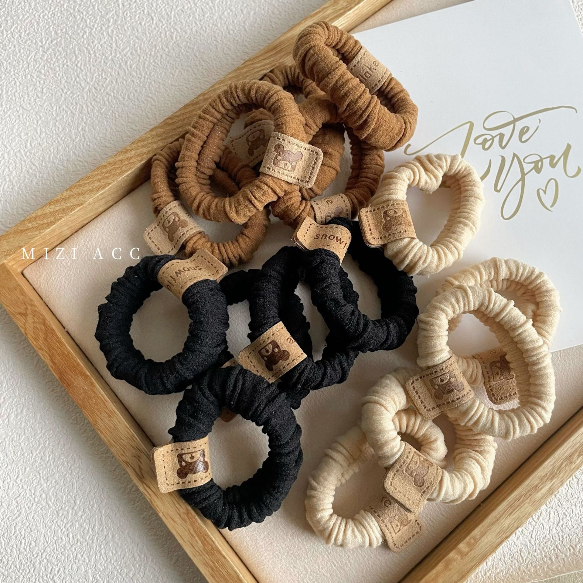 简约多种高马尾加粗发绳女扎头发发圈高弹力耐用头绳皮筋皮套头饰