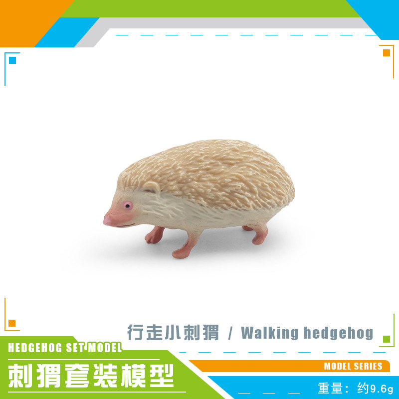 Transfronteriza Amazonas simulación bosque animal erizo modelo robando melón tejón Espina bola erizo ratón estático de escritorio animal de juguete
