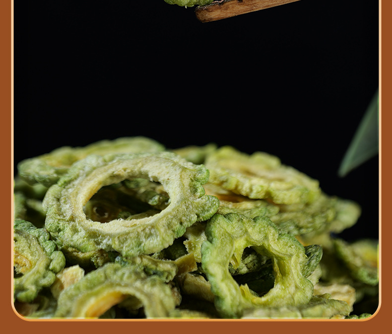 Bitter Melon Crisps Ku Gua 100g Ready to Eat Vegetable Chips Healthy Snack quality and texture