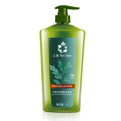 云肤青蒿滋养健肤女学生沐浴露冰爽醒肤薄荷清凉舒爽男士沐浴乳液|ms