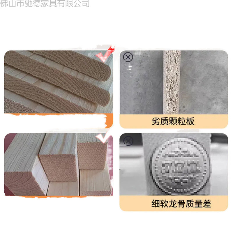 床实木床1.5米家用主卧1.8双人床小户型出租屋床1.2米单人床成人|undefined