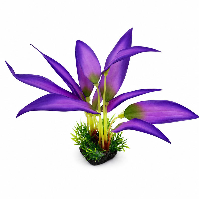 Cross-border Supply Simulation Silk Cloth Flowers and Plants Aquarium Landscape Decoration Flowers and Plants Coral rockery Microscopic Plants