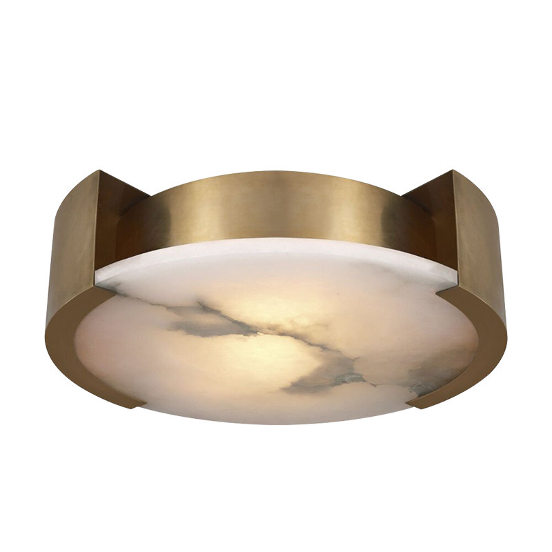 American-Style All-Copper Restaurant Ceiling Light, Modern Minimalist Balcony Light, Indoor Bathroom Hallway Marble Led Ceiling Light American-Style All-Copper Restaurant Ceiling Light, Modern Minimalist Balcony Light, Indoor Bathroom Hallway Marble Led Ceiling Light