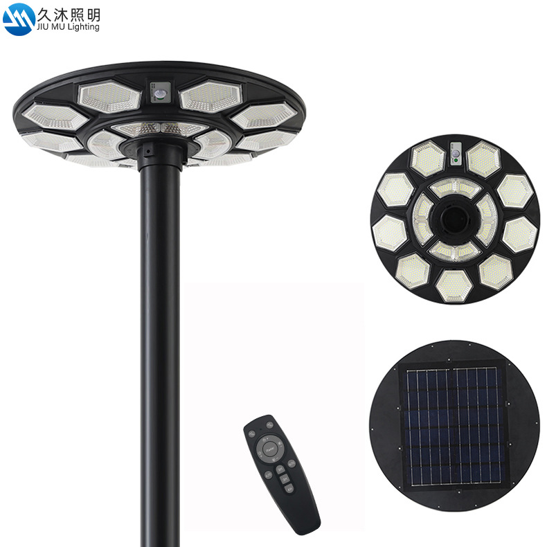 2024 새로운 태양 UFO 정원 빛 LED 비행 접시 빛 빌라 커뮤니티 태양 거리 빛 크로스 국경 태양