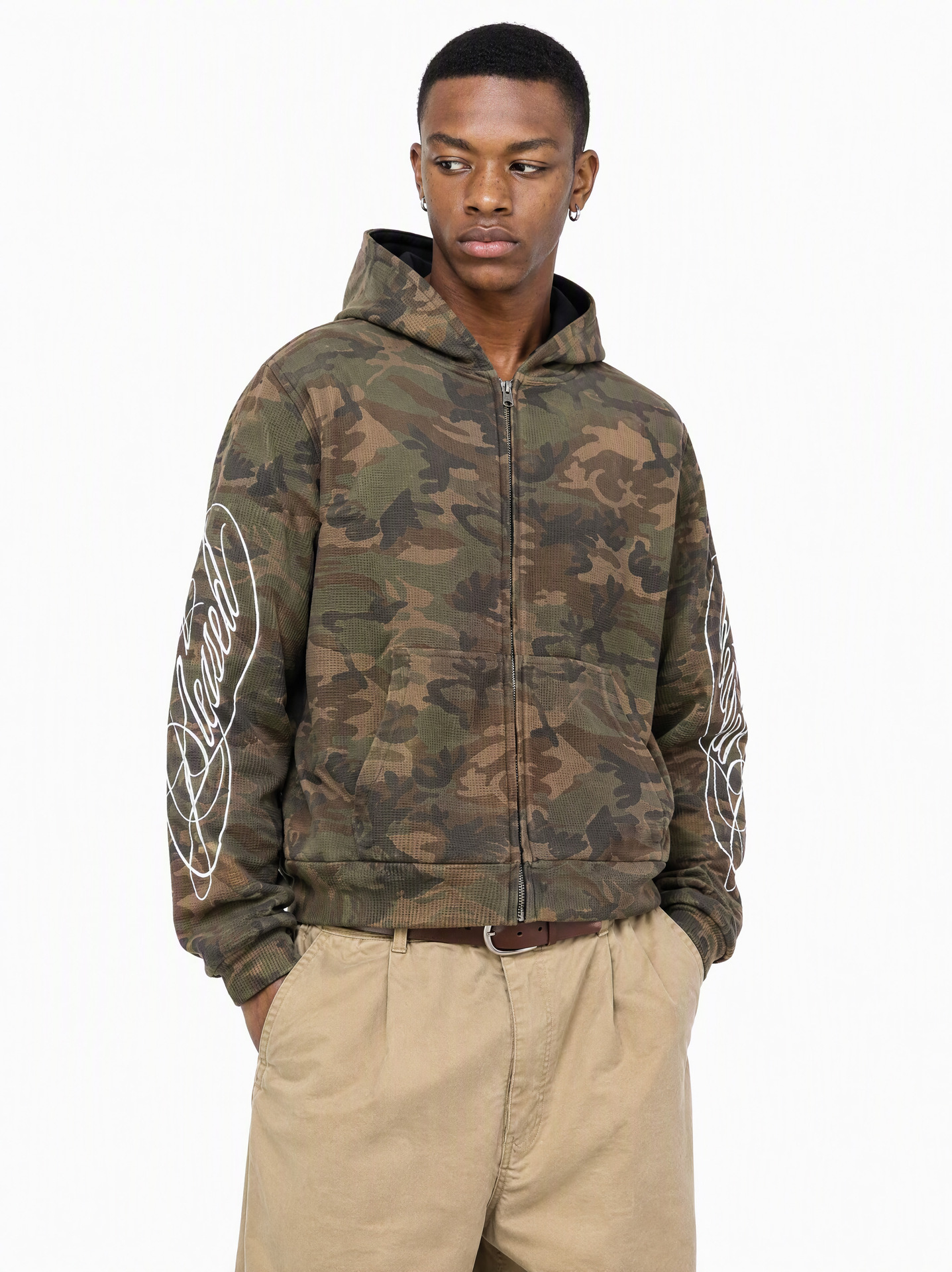MADEEXTREME Camouflage Boxy Hoodie