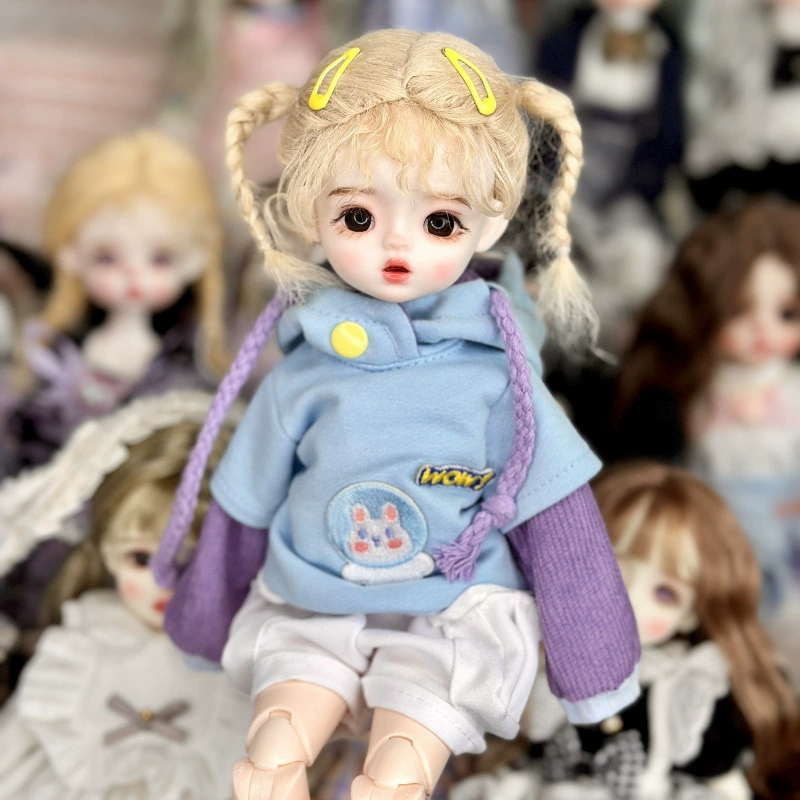 6 точек Домашний BJD30 см сустав mjd кукла Макияж кукла 3D реальный глаз девочка игрушка наряд кукла