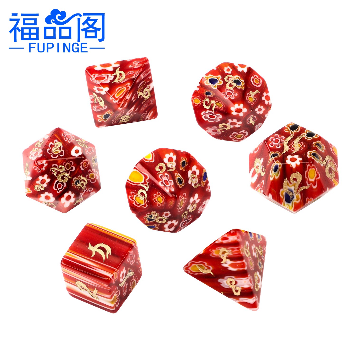 Z02 DND Dungeons and Dragons board role-playing games Polyhedron Synthesis Colored glaze suit constellation game dice