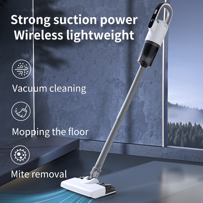 Sweeping and Mopping Vacuum Cleaner with High Suction Power and High Power for Carpet Cleaning and Floor Washing All-In-One Machine for Cross-Border Household Use with High Suction Power