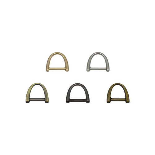 Zinc alloy small D buckle zipper head metal accessories luggage zipper locomotive accessories pendant buckle wholesale