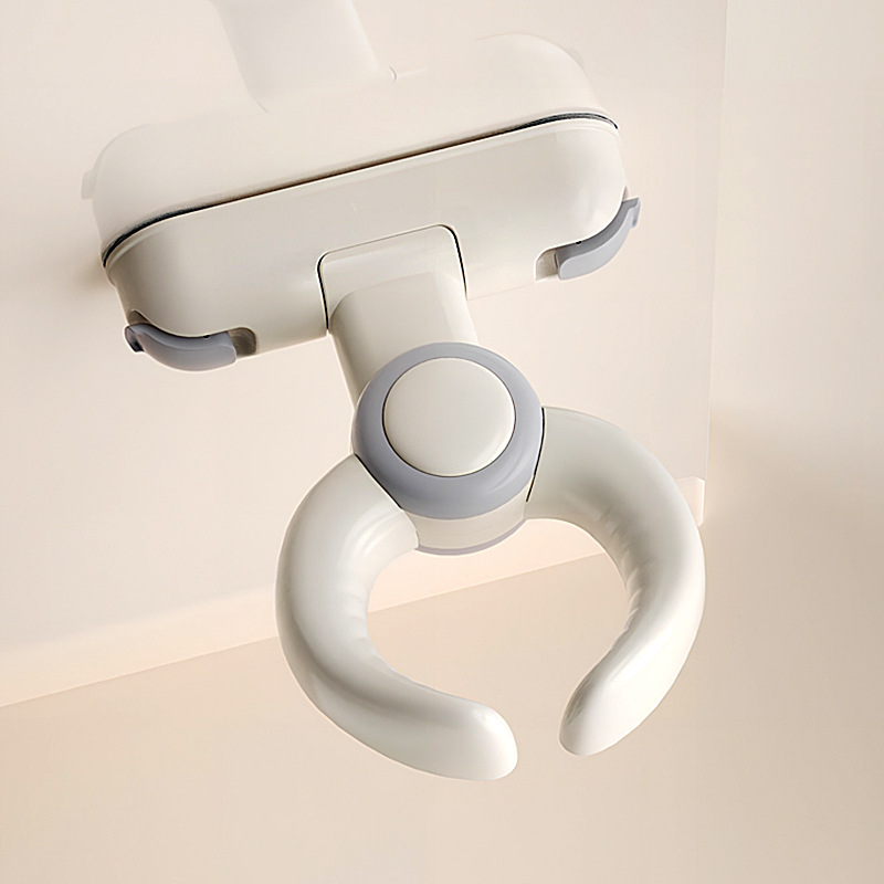 Soporte de artefacto de baño para niños plegable montado en la pared Soporte de ducha para bebé sin perforación Clip de fijación de ventosa para bebé