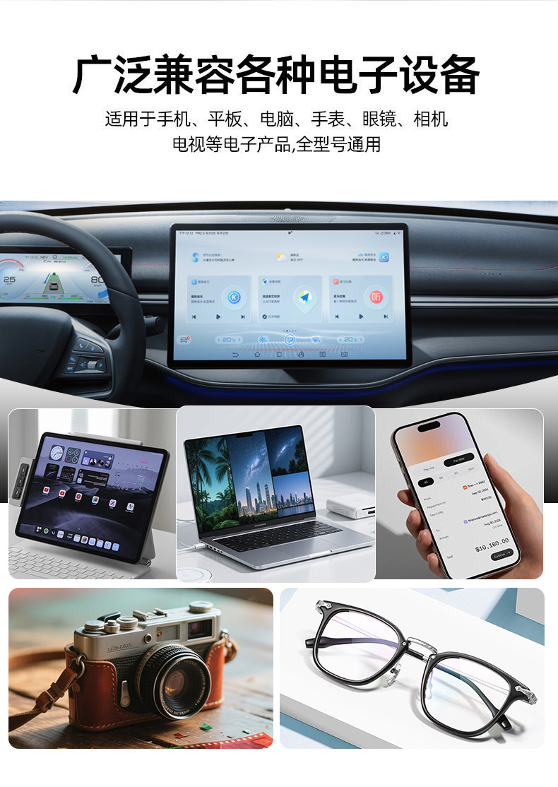 Car Screen Cleaning Cloth, Microfiber Car Cleaning Cloth, Mobile Phone, Tablet, Laptop, Car Touch Screen Wiping Cloth