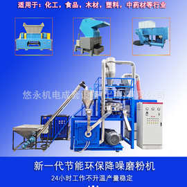 悠永机械塑料粉碎机PLA塑料磨粉机 PP.PE.TPU.PET磨粉设备700型