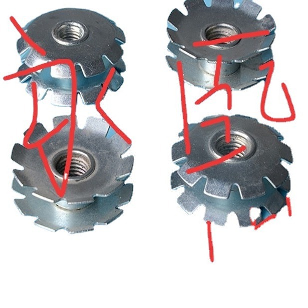 梅花弹片，太阳花螺母