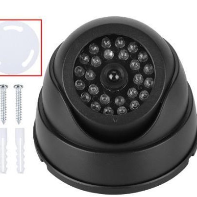 假监控摄像头 仿真摄像头LED带灯假监控小海螺高仿真商场工厂专用