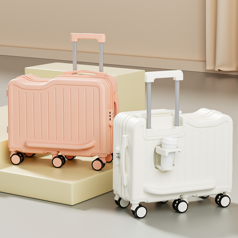 New Kidsren's Luggage, Men's and Women's Suitcases, Practical Sit-On Trolley Cases, 6-Wheel Cycling Password Boxes, Family Boxes