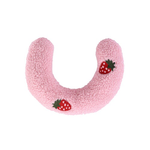 Pet Dog and Cat Pillow Cervical Protection Deep Sleep U-shaped Pillow Kitten Puppy Hug Cushion Half Moon Pillow Manufacturer