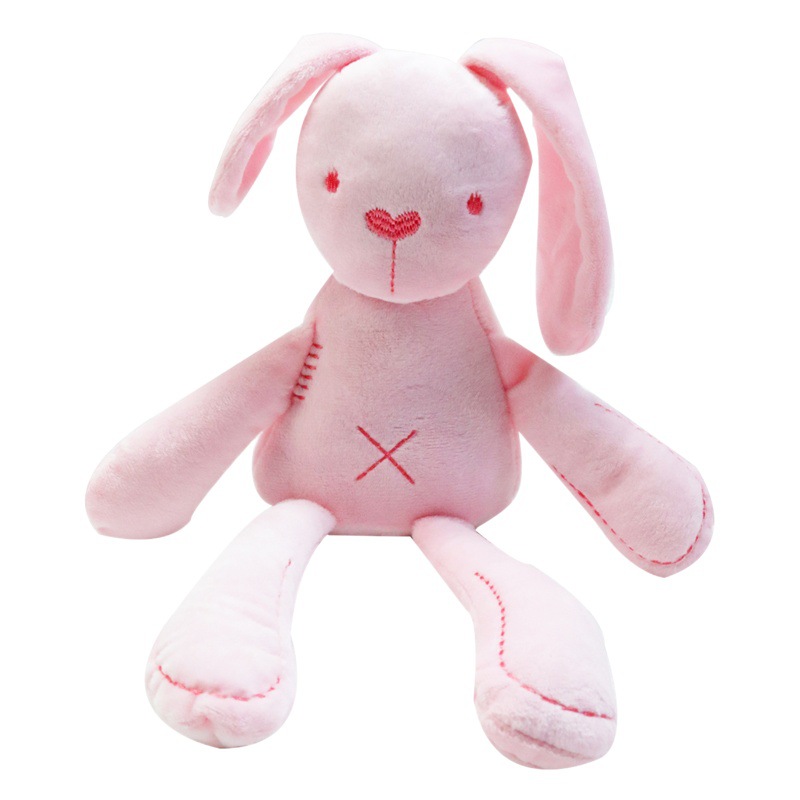 Bebé sueño artefacto conejo calmante muñeca de peluche muñeca para dormir muñeca con juguete de frijol de masaje