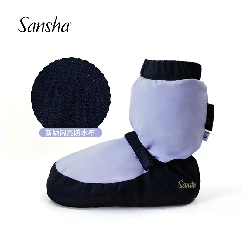Sansha Dance Warm Boots Kidsren's Ballet Classical Dance Practice Shoes Adult Autumn and Winter Velvet Dance Shoes Warm-Up Cotton Shoes
