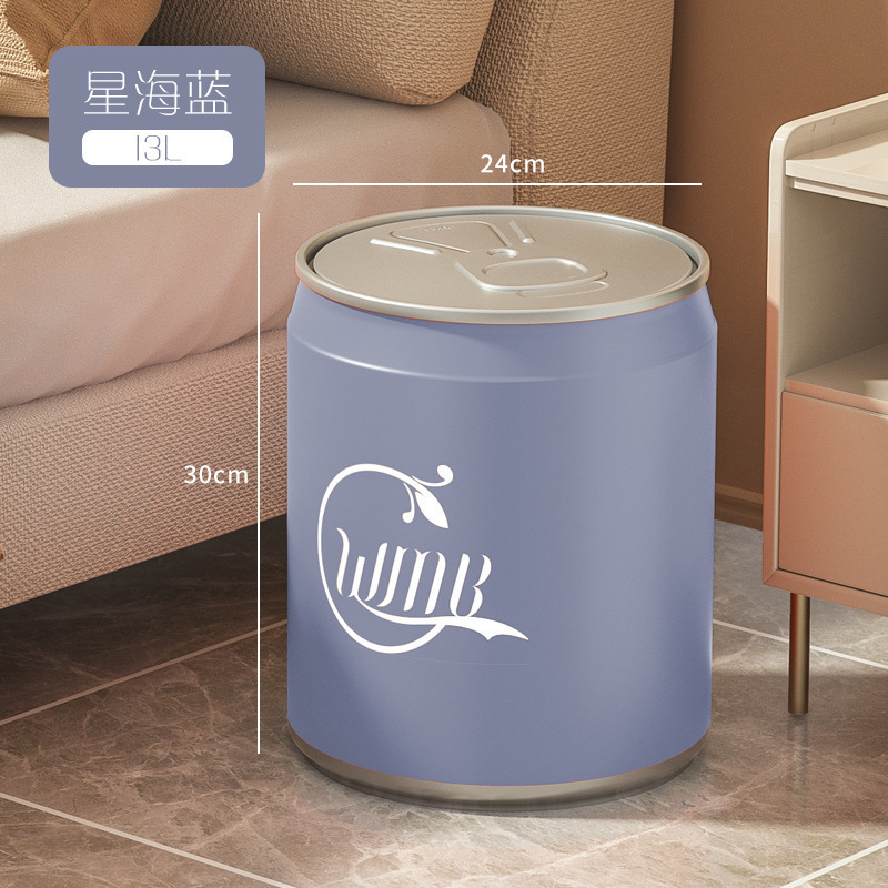 Coca-Cola basura latas prensas creativas con cubierta para el hogar sala de estar gran cubo de almacenamiento en red cesta de papel de baño
