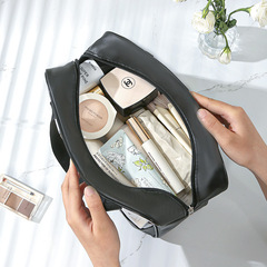 New transparent cosmetic bag, women's waterproof toiletry bag, portable out-and-out large-capacity storage bag, internet celebrity bath bag