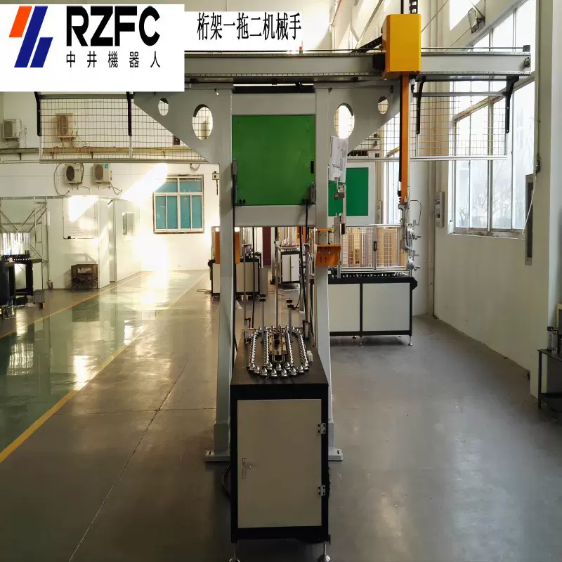 工业机器人旋转料仓方形旋转料仓六工位旋转料仓桁架机械手料仓