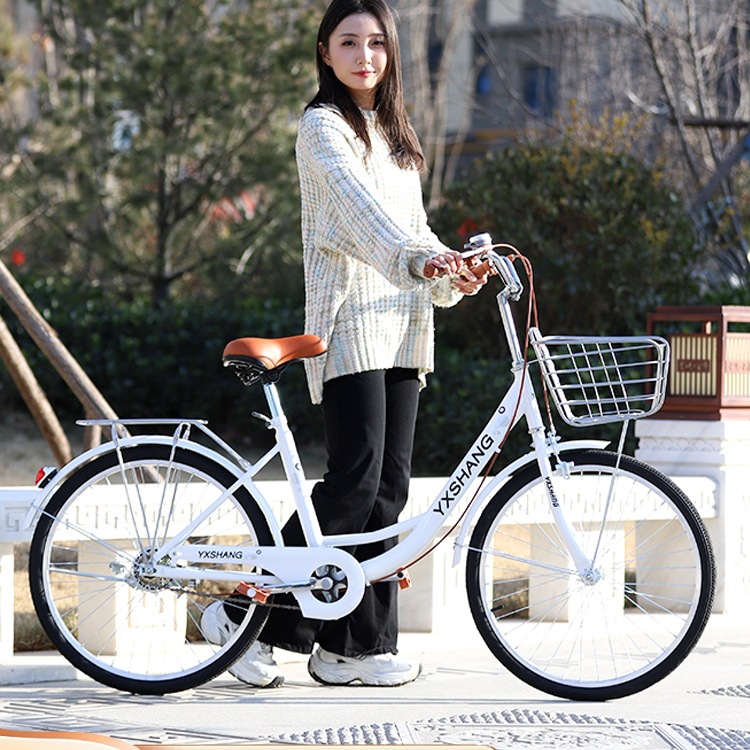 Bicycles for Adults, Women, Lightweight Work Commute, Men's 24inch 26inch Solid Tire College Campus Bicycles